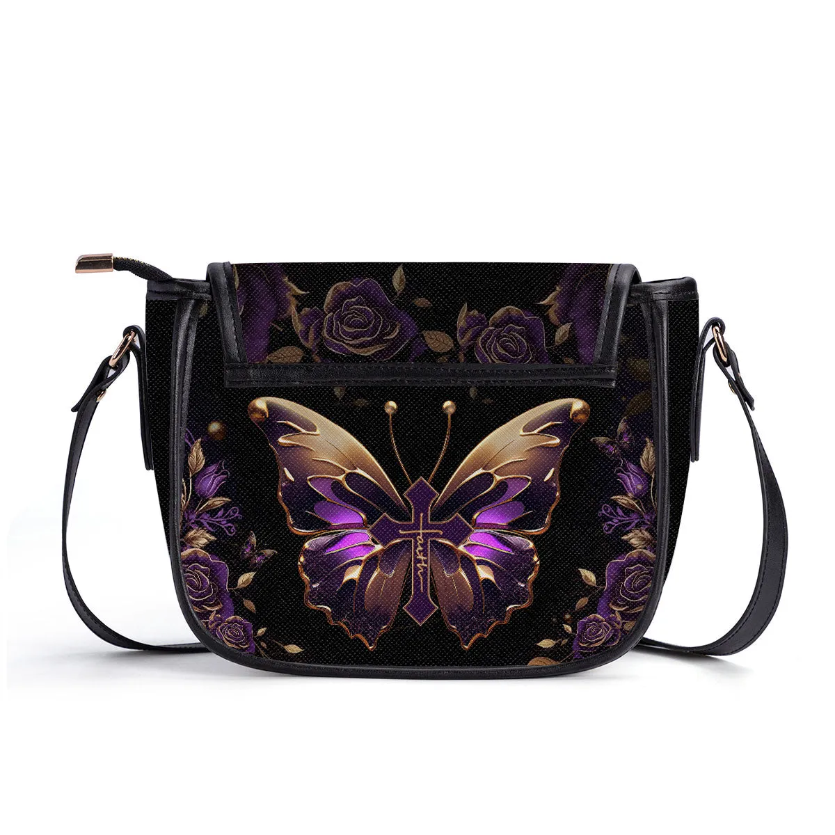 I Can Only Imagine Personalized Leather Saddle Bag - Religious Bags For Women