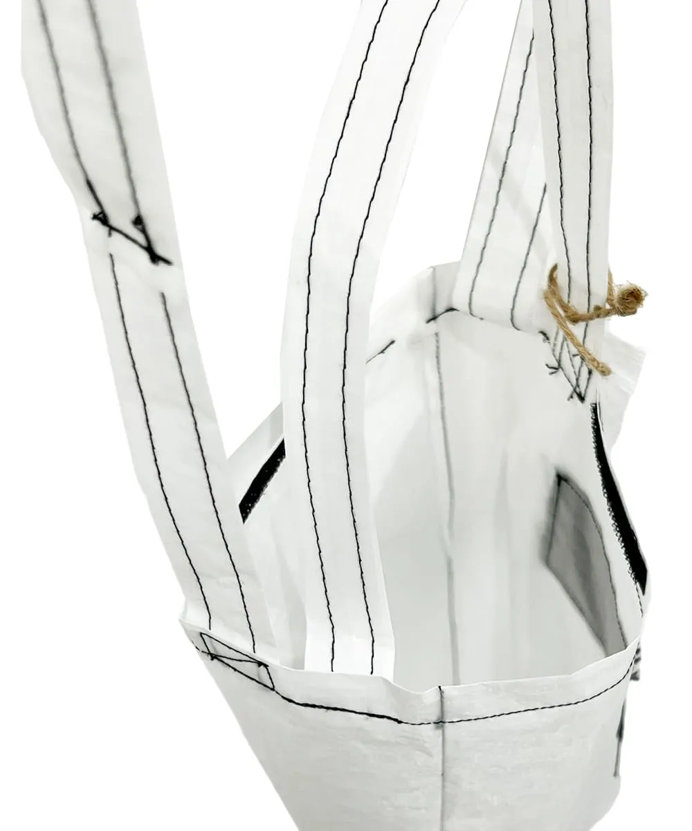 if space - bottle bag nylon rip white with shoulder