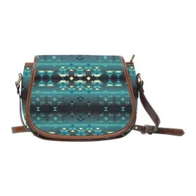 Inspire Green Saddle Bag/Large