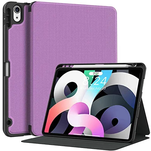 iPad Air 5 Case / ipad Air 4 case Pencil Holder Slim Lightweight Soft TPU Back Cover