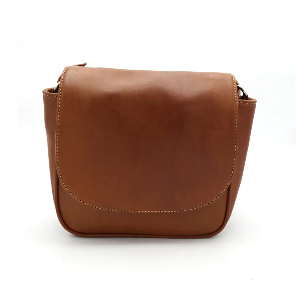 Irina Saddle Bag Cognac