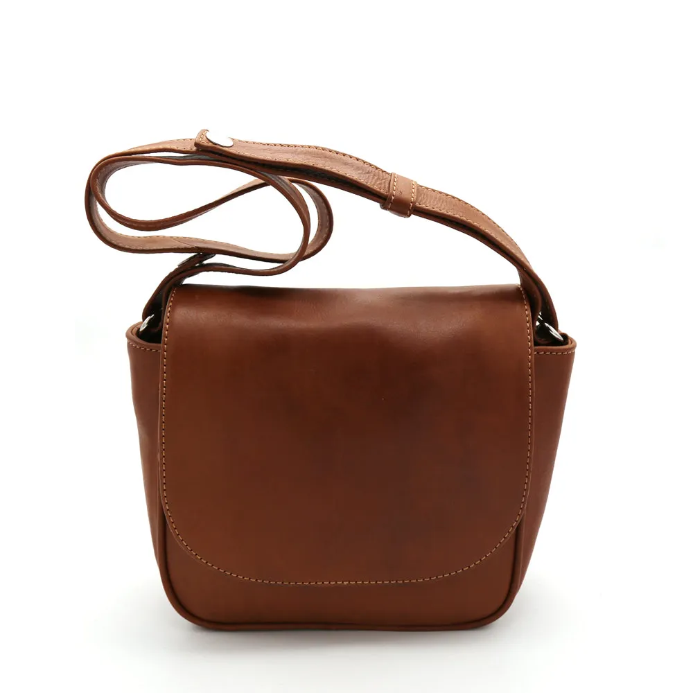 Irina Saddle Bag Cognac