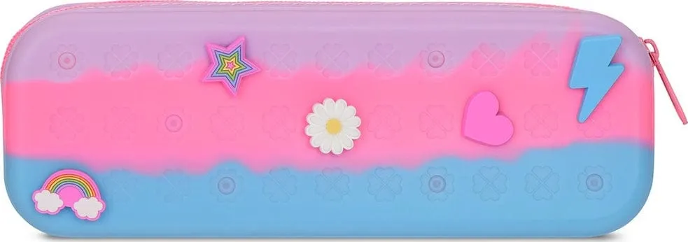 Iscream Tie Dye Charmed Jelly Pencil Case