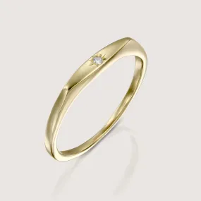 Jackie Gold Ring Star Setting Diamond