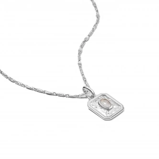 June Birthstone Recycled Sterling Silver Necklace BS06_SLV