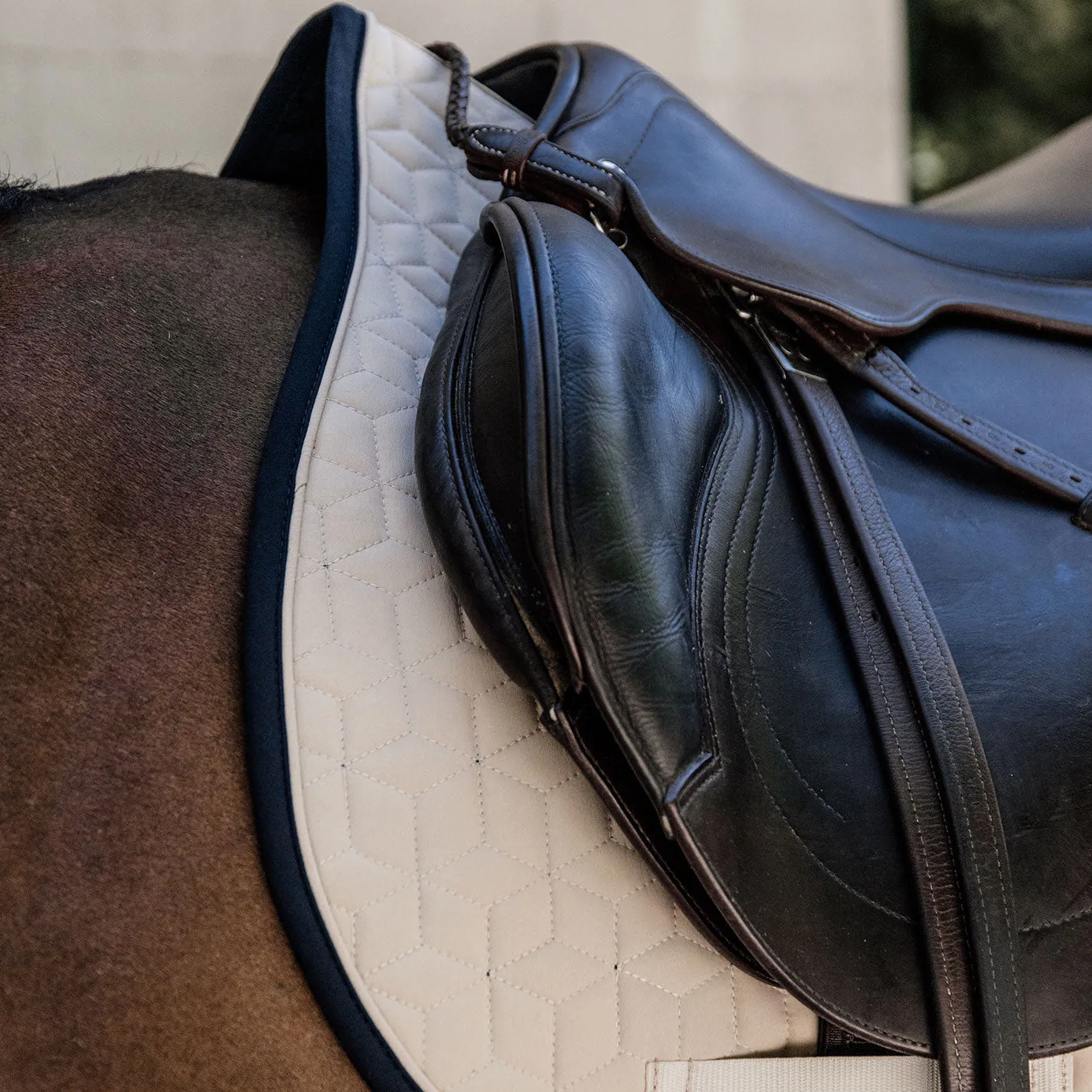 Kentucky Horsewear Softshell Jumping Saddle Cloth - Beige