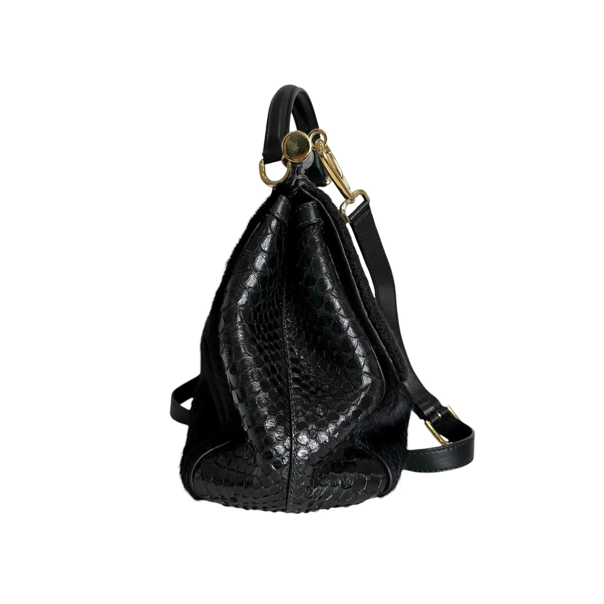 Large Black Miss Sicily Bag