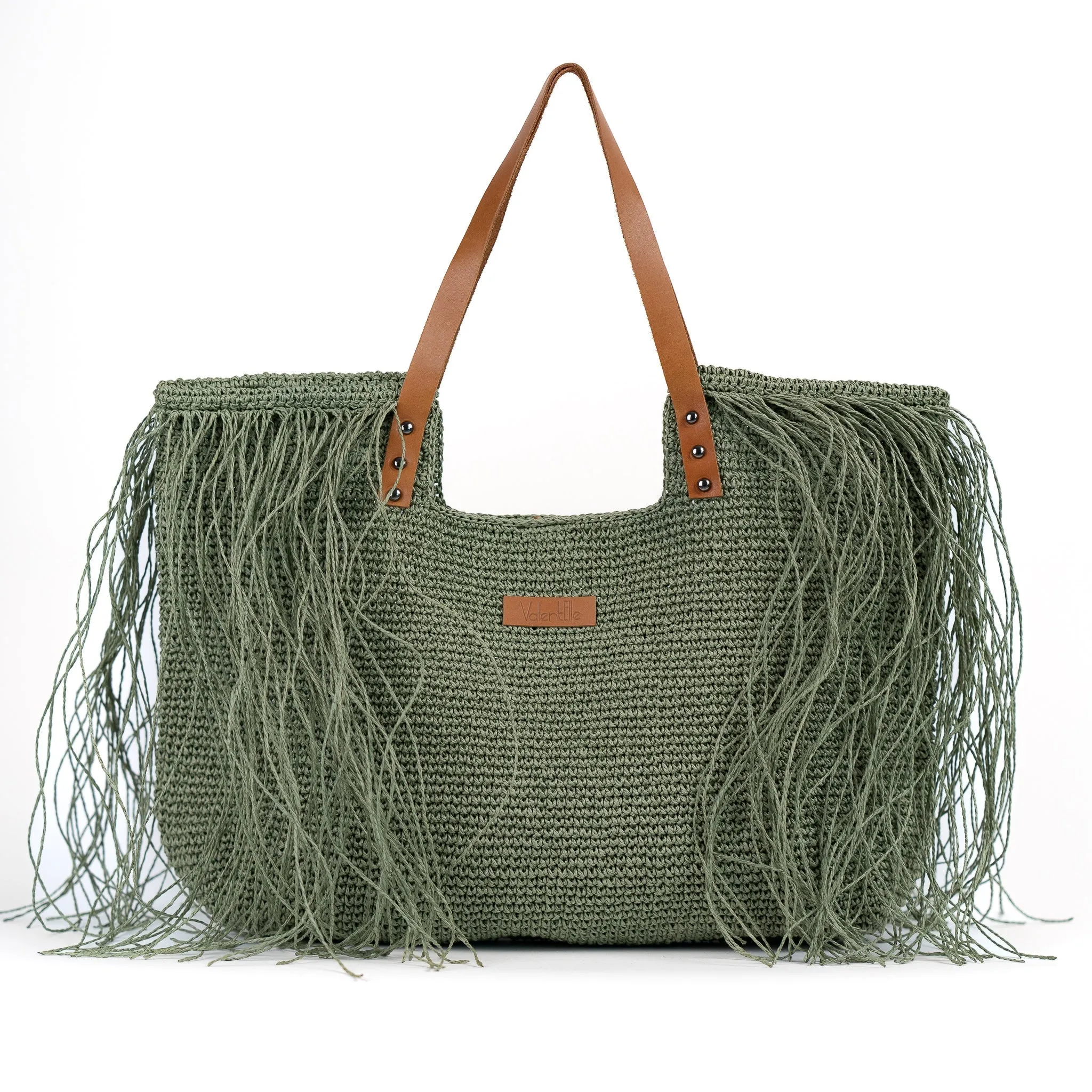 Large Raffia Tote Bag