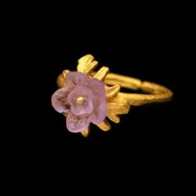 Lavender Mums Ring, Adjustable