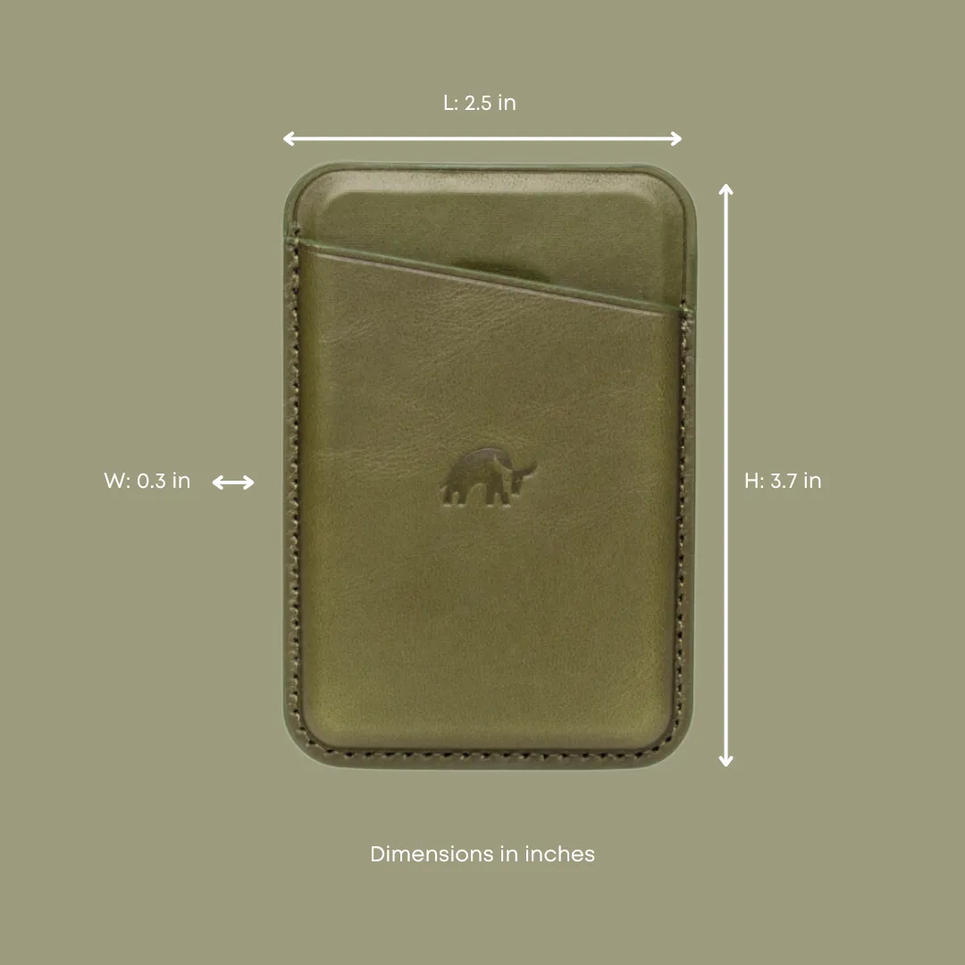 Leather Magnetic Wallet - Maverick