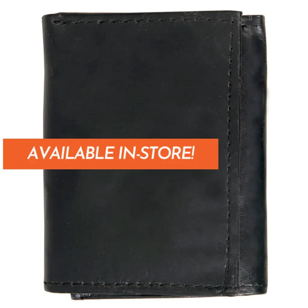 Leather Tri-Fold WLD1004 Traditional Leather Tri-Fold Wallet | Hot Leathers