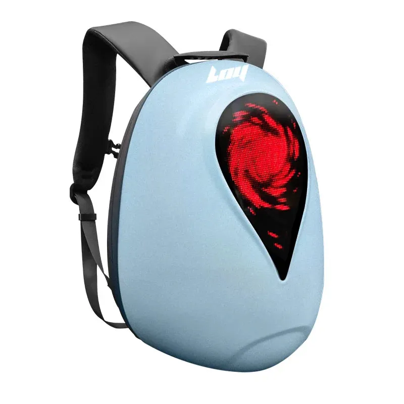 LED Smart Screen Fun Motorcycle Backpack