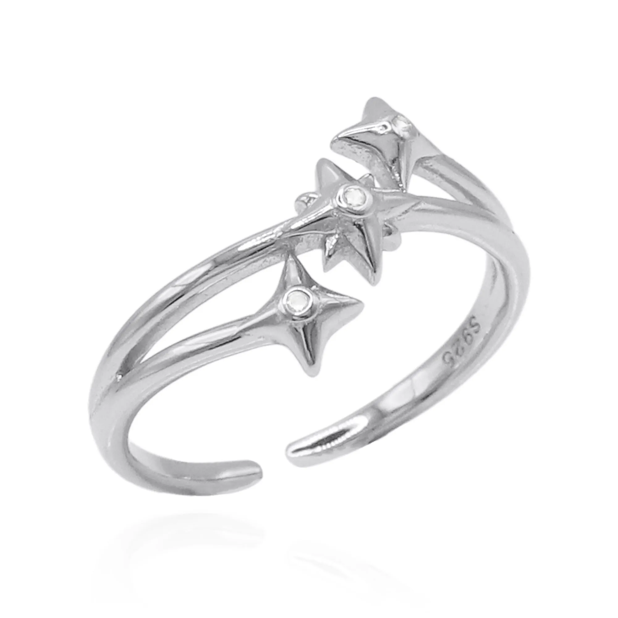 Lennon Three Star Ring | 925 Sterling Silver