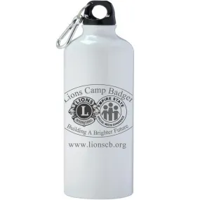 Lions Camp Badger Water Bottle - Black Logo