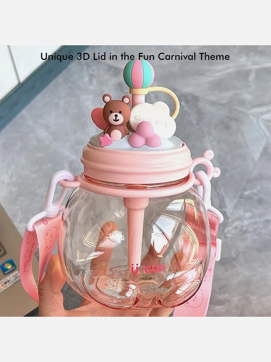 Little Surprise Box Carnival Theme Kids Water Bottle