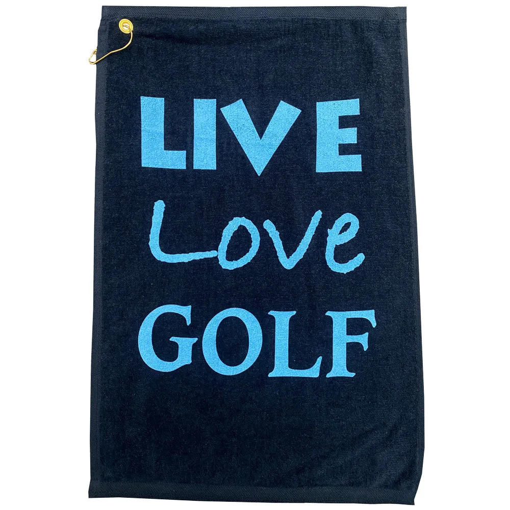 Live, Love, Golf Towel