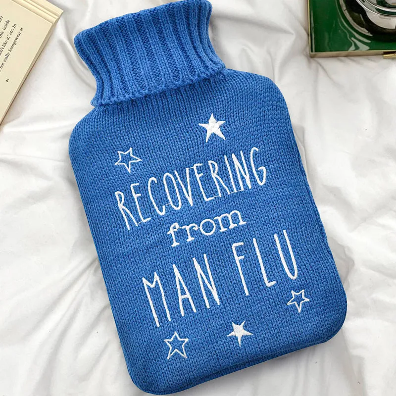 Love Life Hot Water Bottle - Man Flu