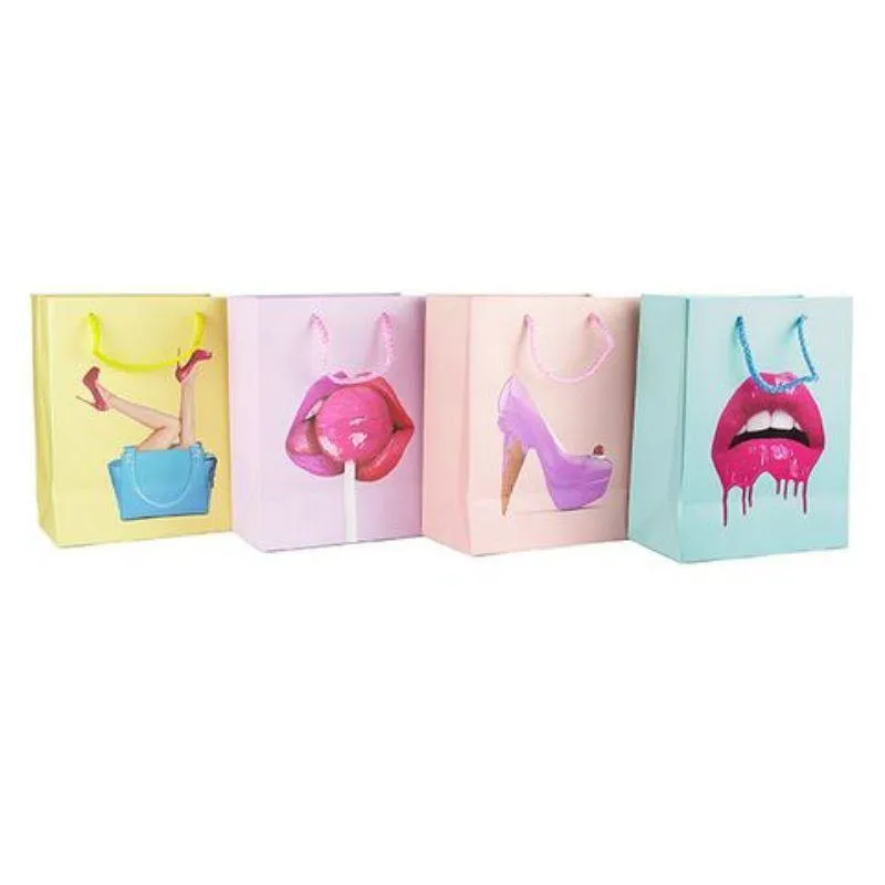 M Lip & Heel Gift Bag - 18cm x 23cm x 10cm