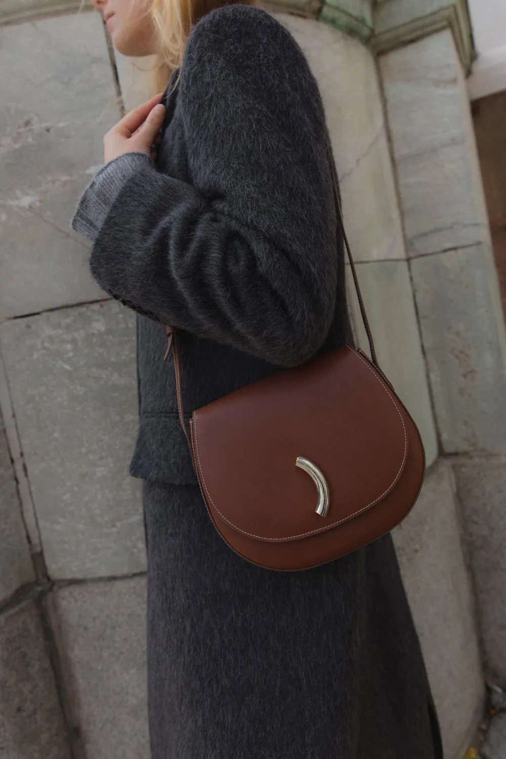 Maccheroni Saddle Bag Chestnut