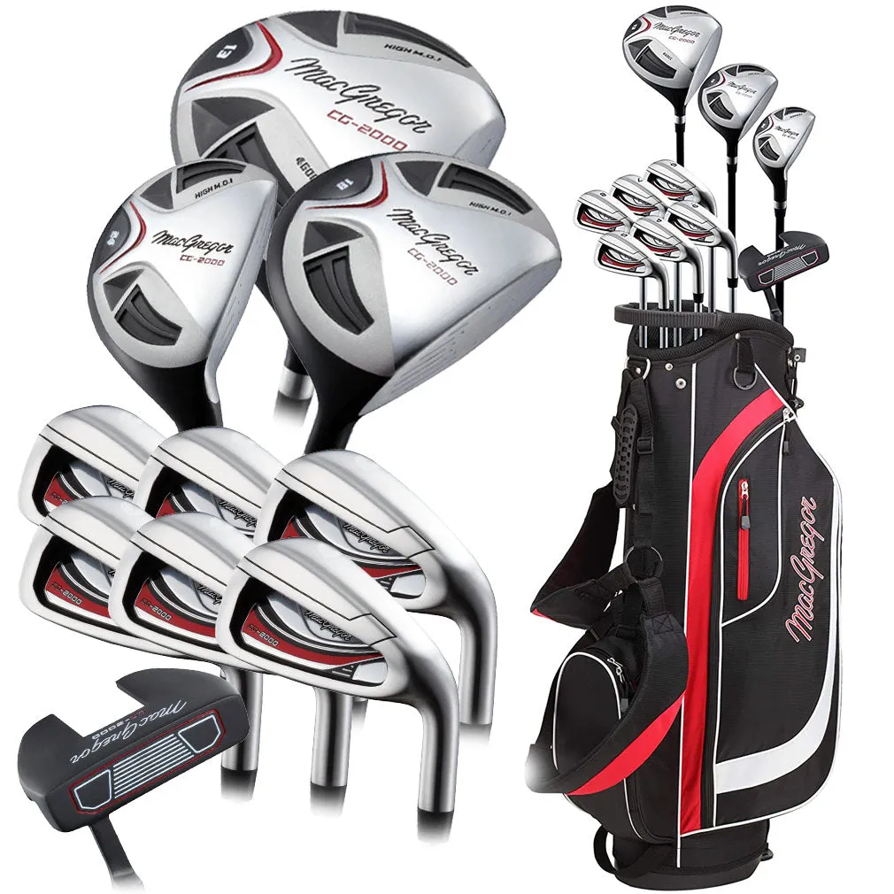 MacGregor CG2000 11-Piece Cart Bag Package Set - Steel