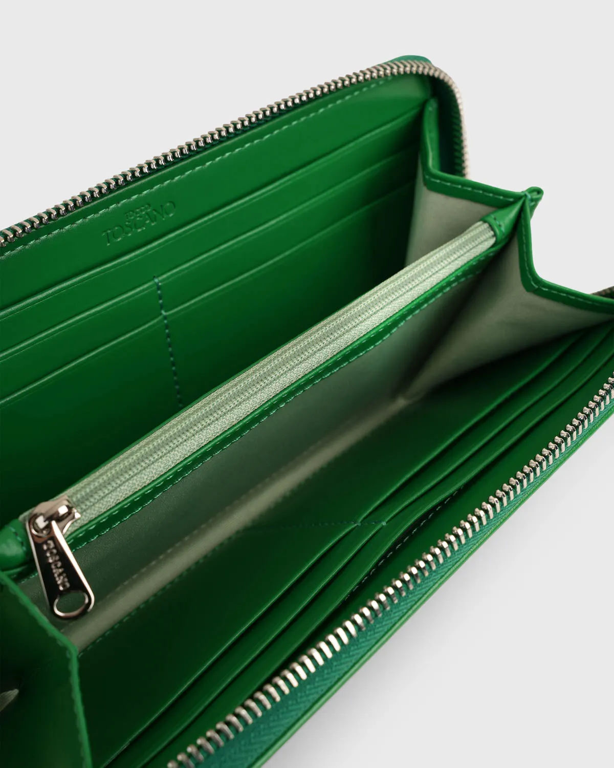 Mahjong Long Wallet (Bold Green)