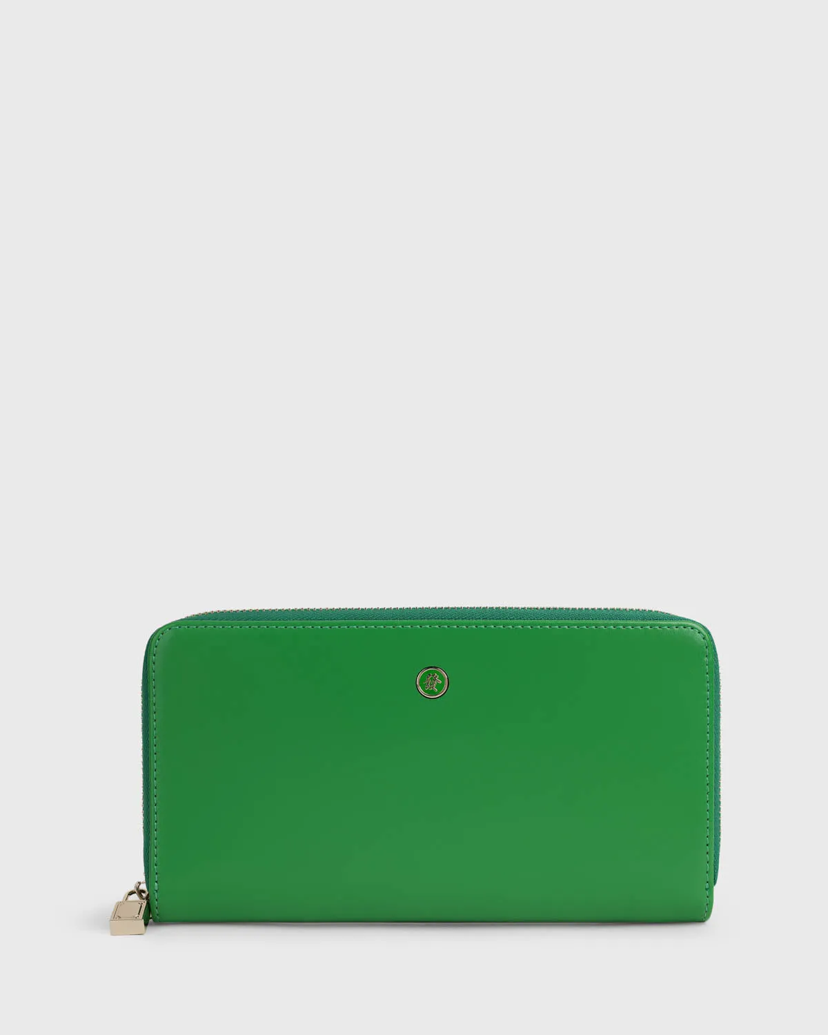 Mahjong Long Wallet (Bold Green)