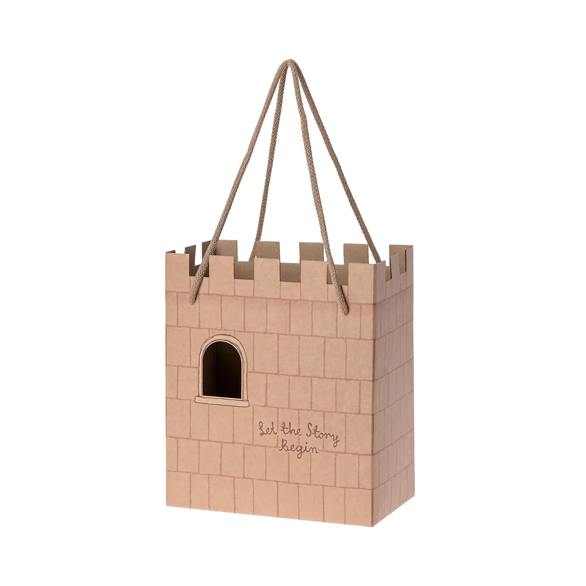 Maileg Castle Gift Bag 'Let the story begin' - Rose