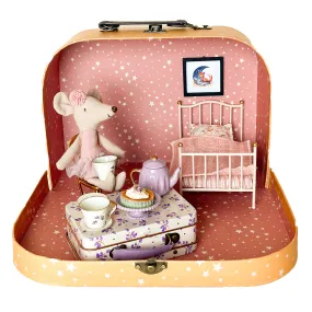 Maileg Little Sister Ballerina Suitcase Bedroom