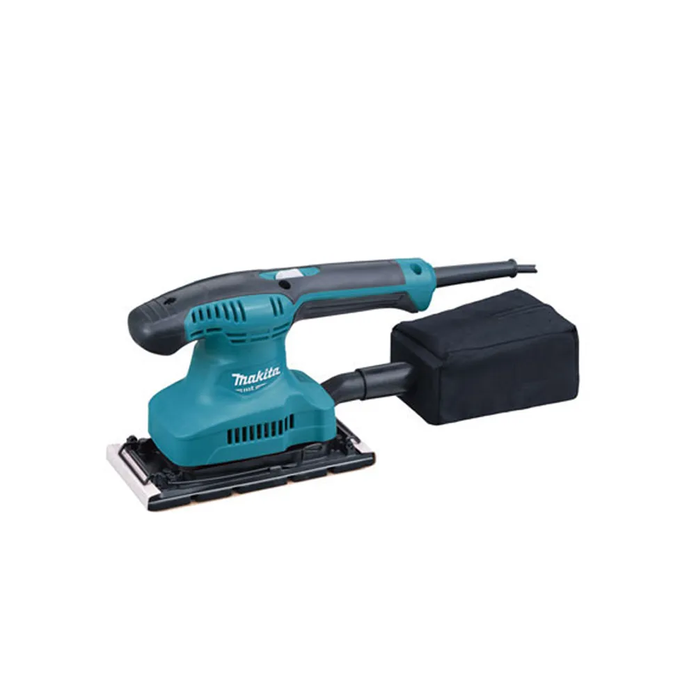 MAKITA MT FINISHING SANDER 1/3 SHEET- PAD 93 X 185MM  190W  WITH DUST BAG