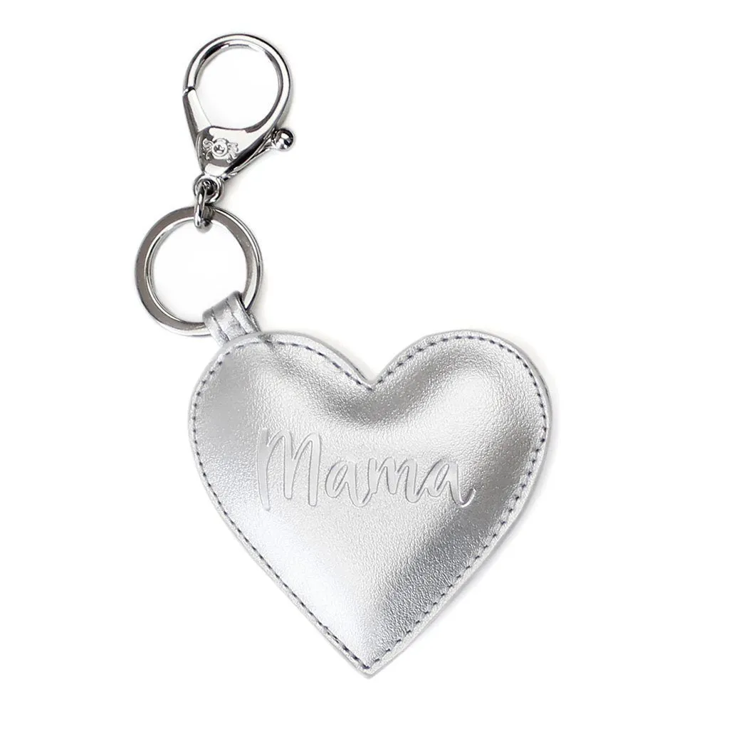 Mama Heart Charm Keychain/Luggage Charm