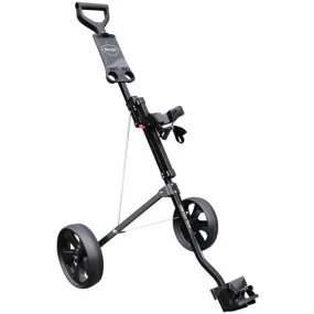 Masters Golf Junior 1 Series 2 Wheel Pull Trolley Black