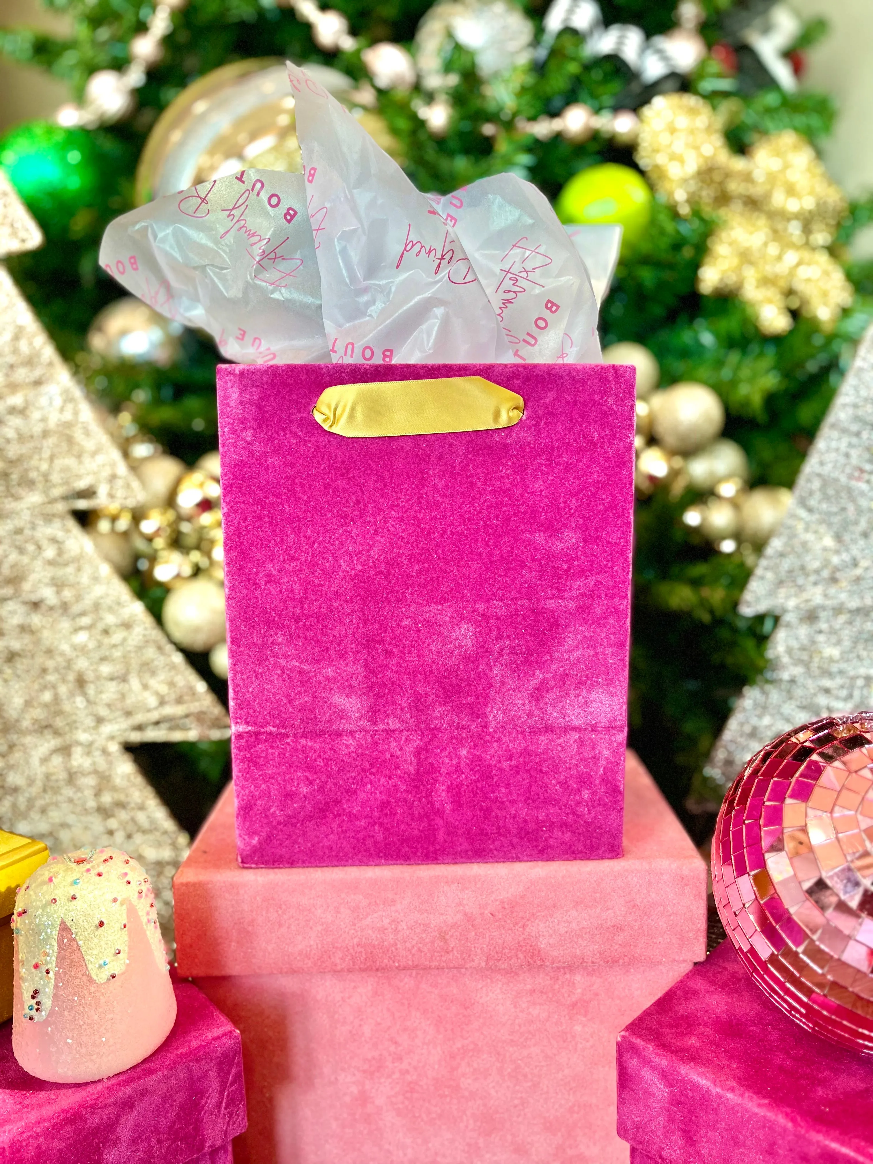 Medium Velvet Gift Bag