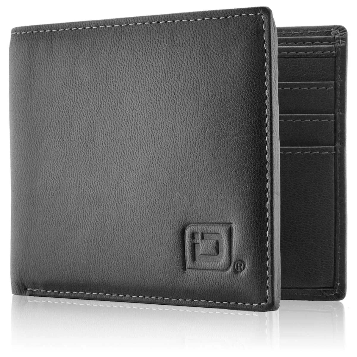 Mens RFID Wallet -  6 Slot Thin Bifold Wallet