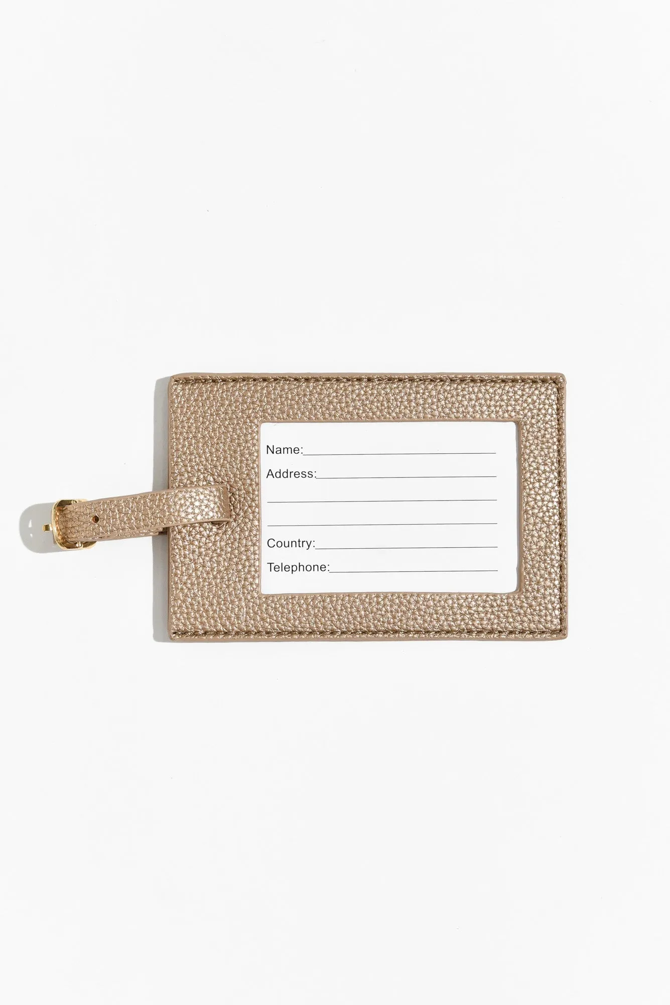 Mims Bronze Luggage Tag