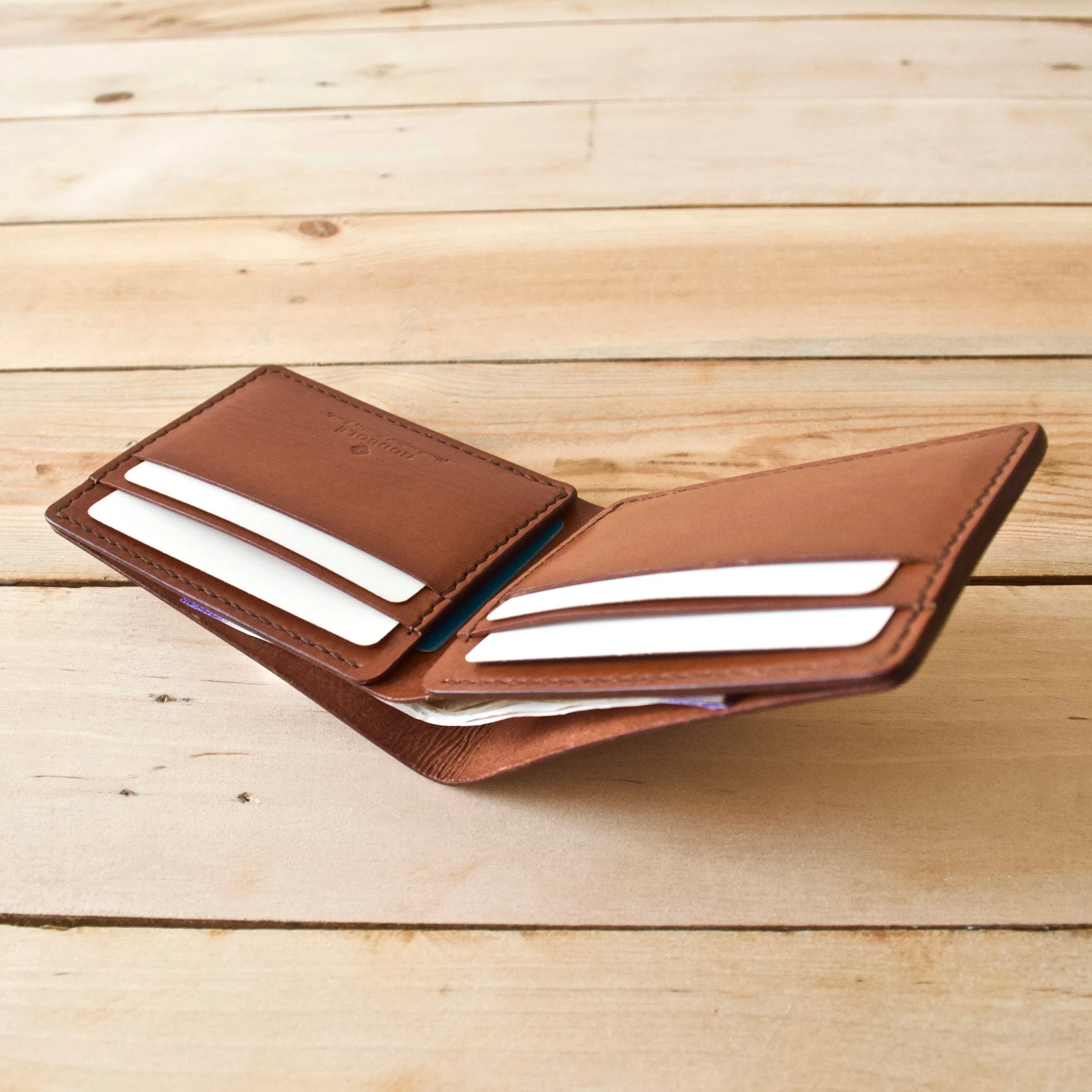 Mini Classic Wallet - Chestnut