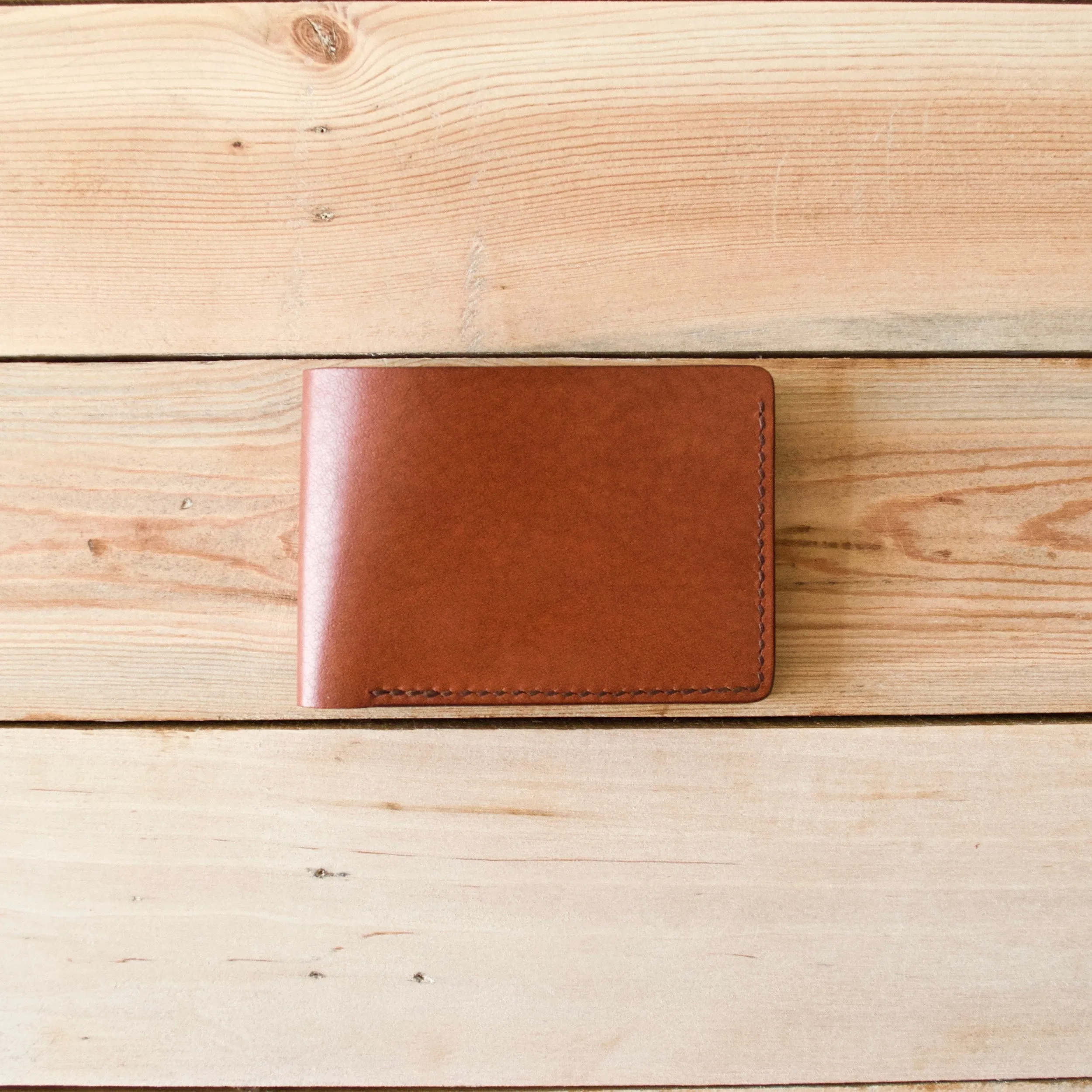 Mini Classic Wallet - Chestnut