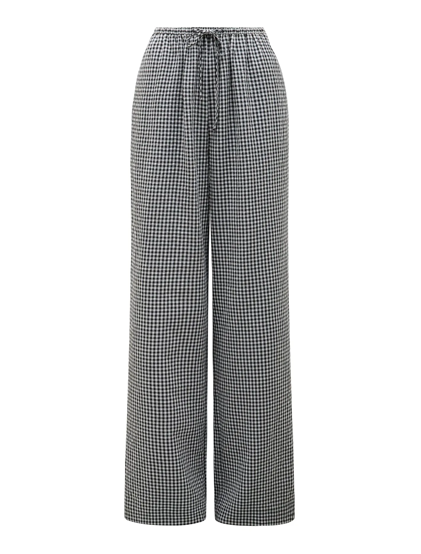 Minnie Gingham Wide Leg Pants