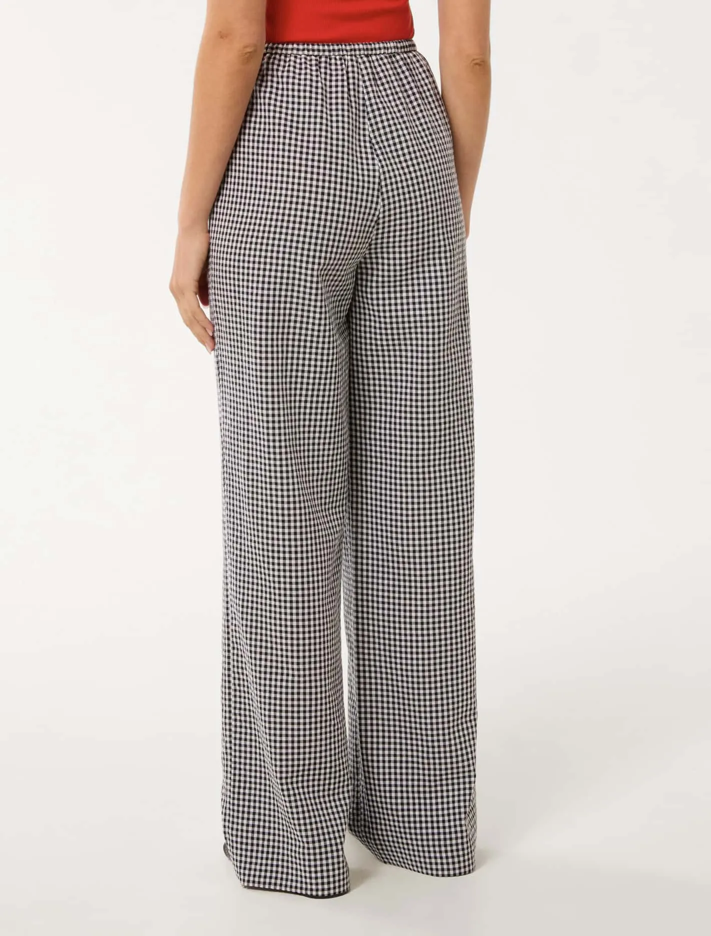 Minnie Gingham Wide Leg Pants