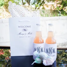 Modern Wedding Hotel Gift Bags