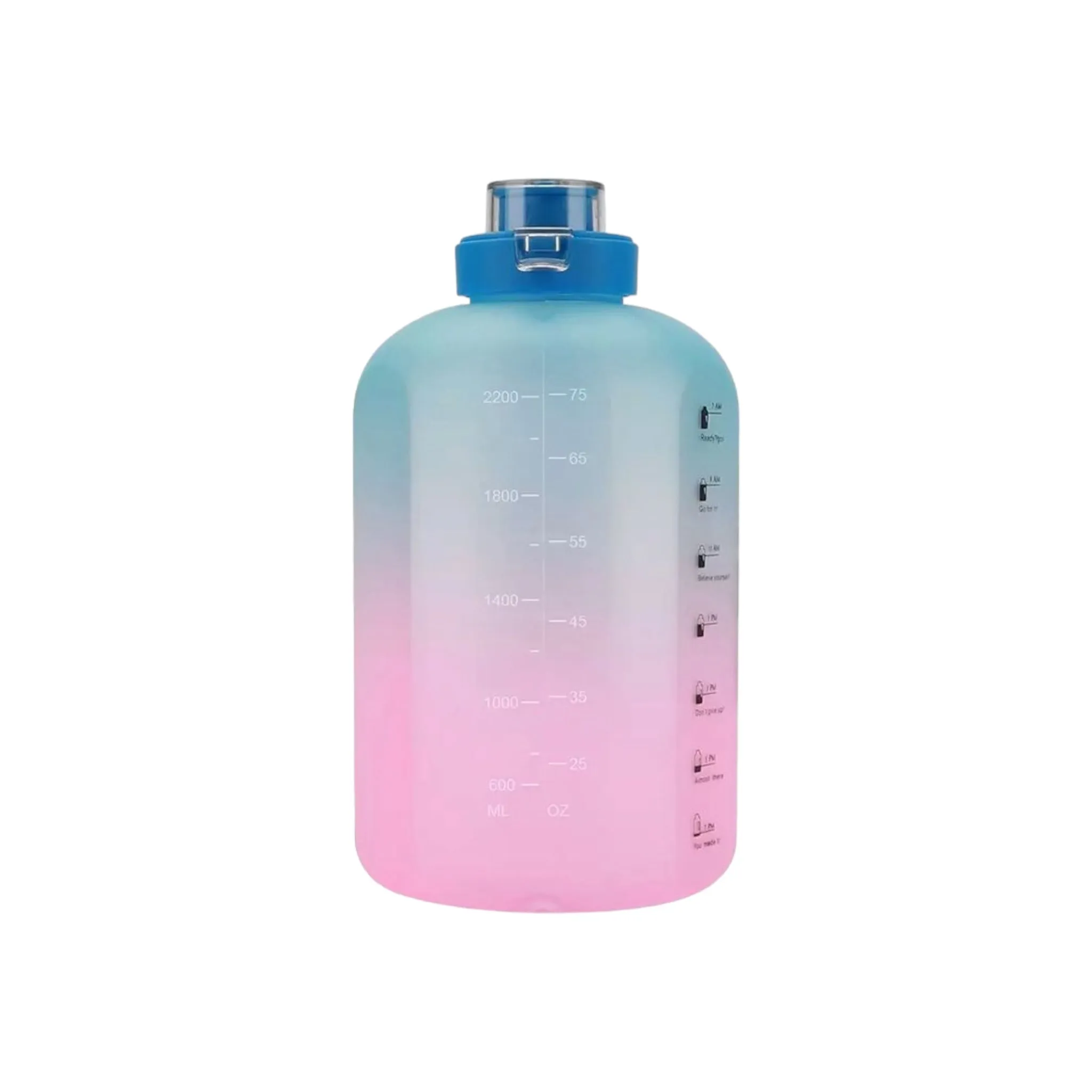 Motivational Gradient Sports Water Bottle RDE 2.2L