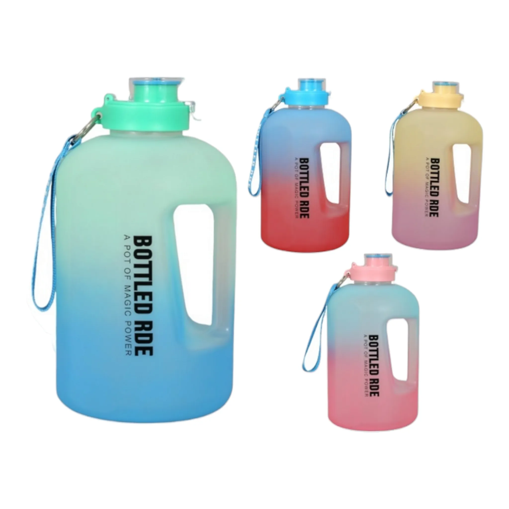 Motivational Gradient Sports Water Bottle RDE 2.2L