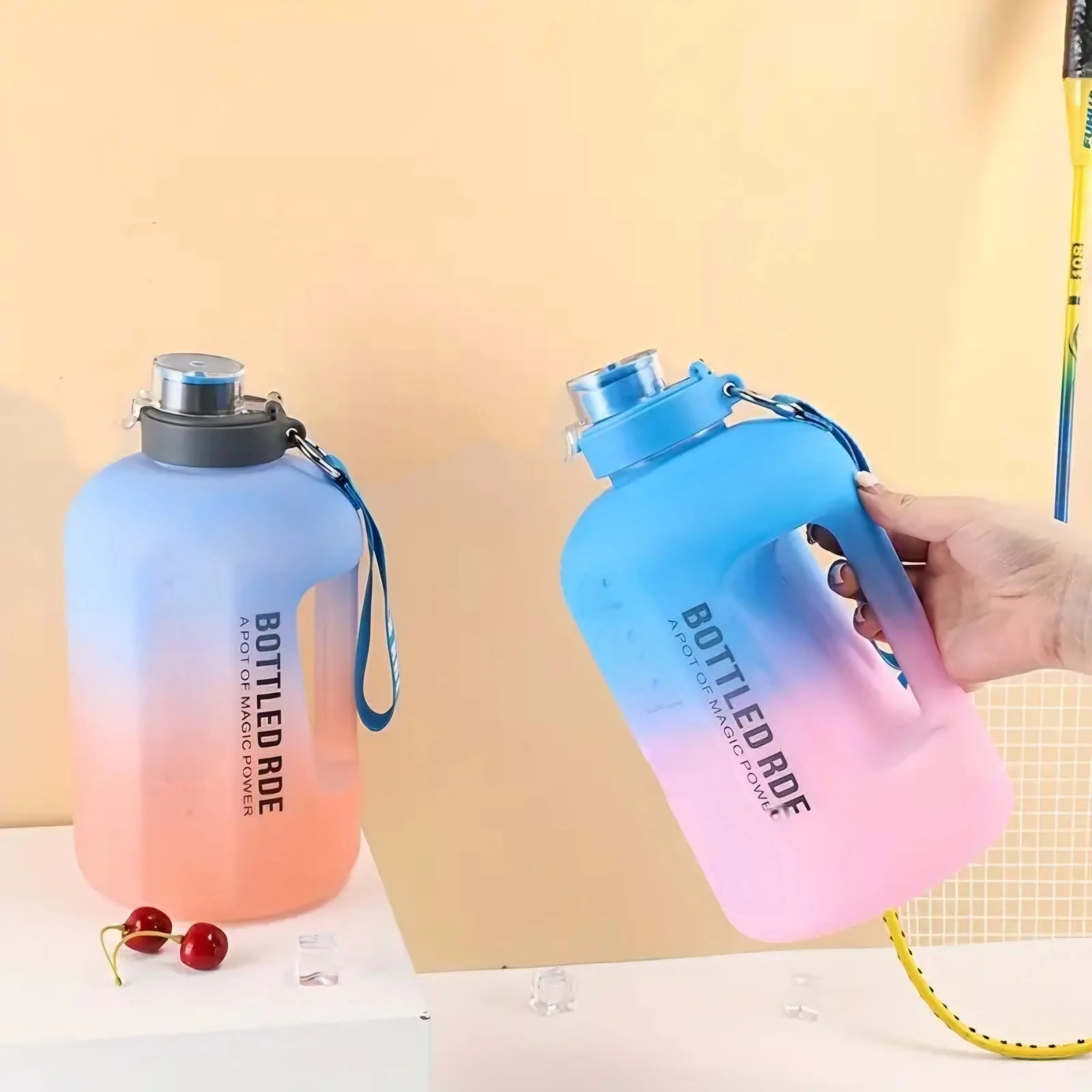 Motivational Gradient Sports Water Bottle RDE 2.2L