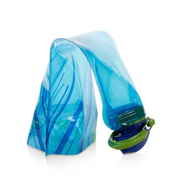 Mountaineering Folding Sports Bottle Outdoor Portable PE environmental Protection Water Bag Riding Plastic Water Cup Drinking Water Bag