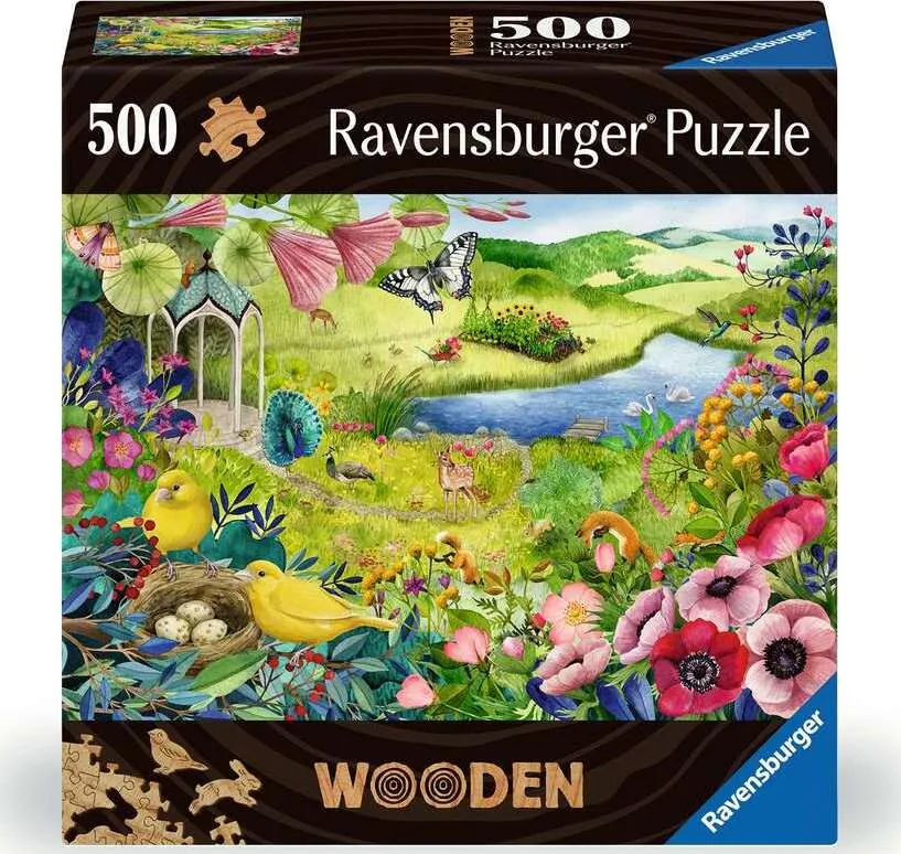 Nature Garden 500 pc Wood Puzzle