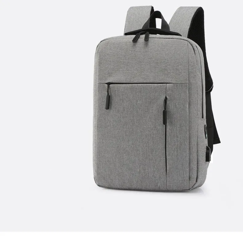 New Dimension Anti-theft Smart Laptop Backpack with USB Port - Grey