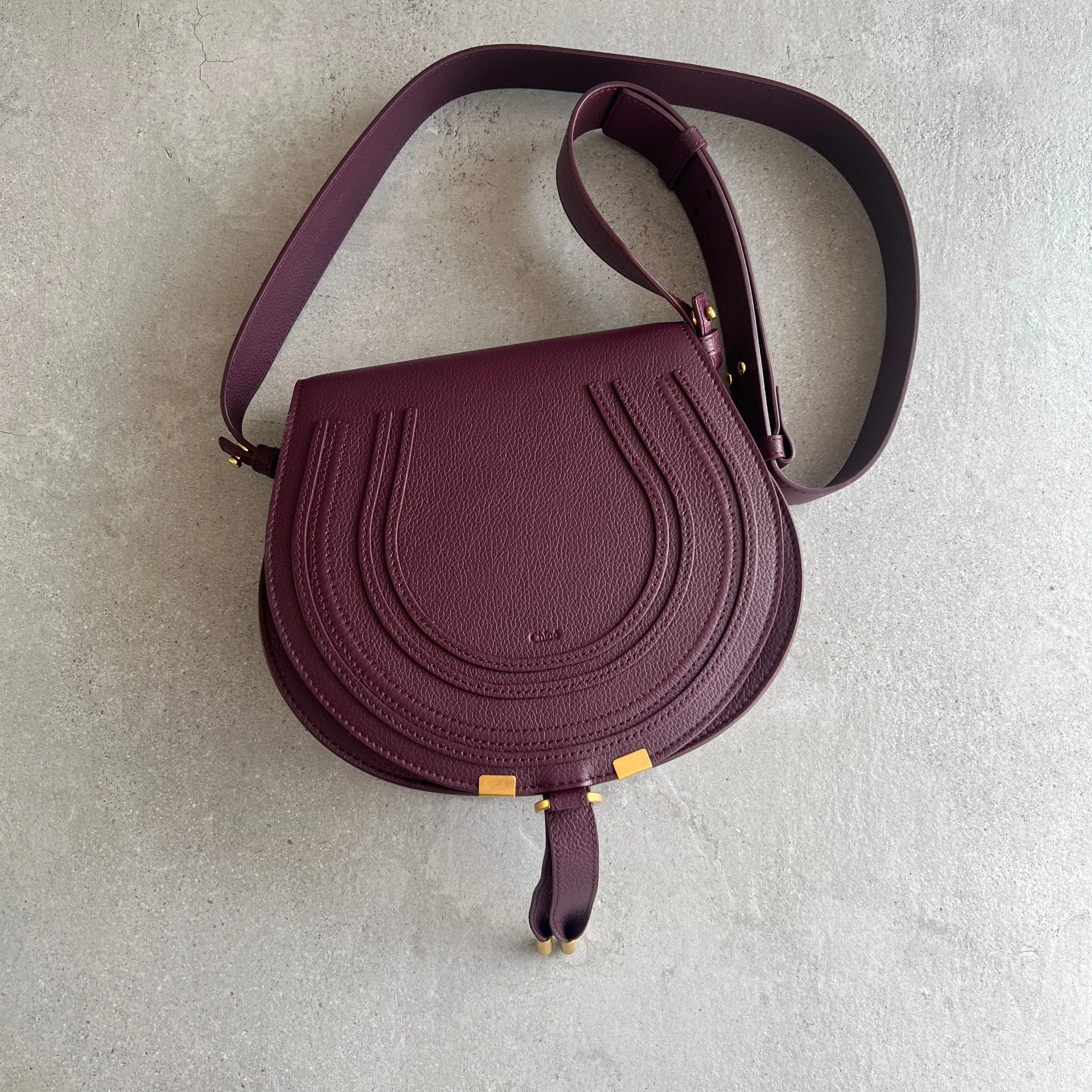 New Marcie Small Satchel, Dimness Purple