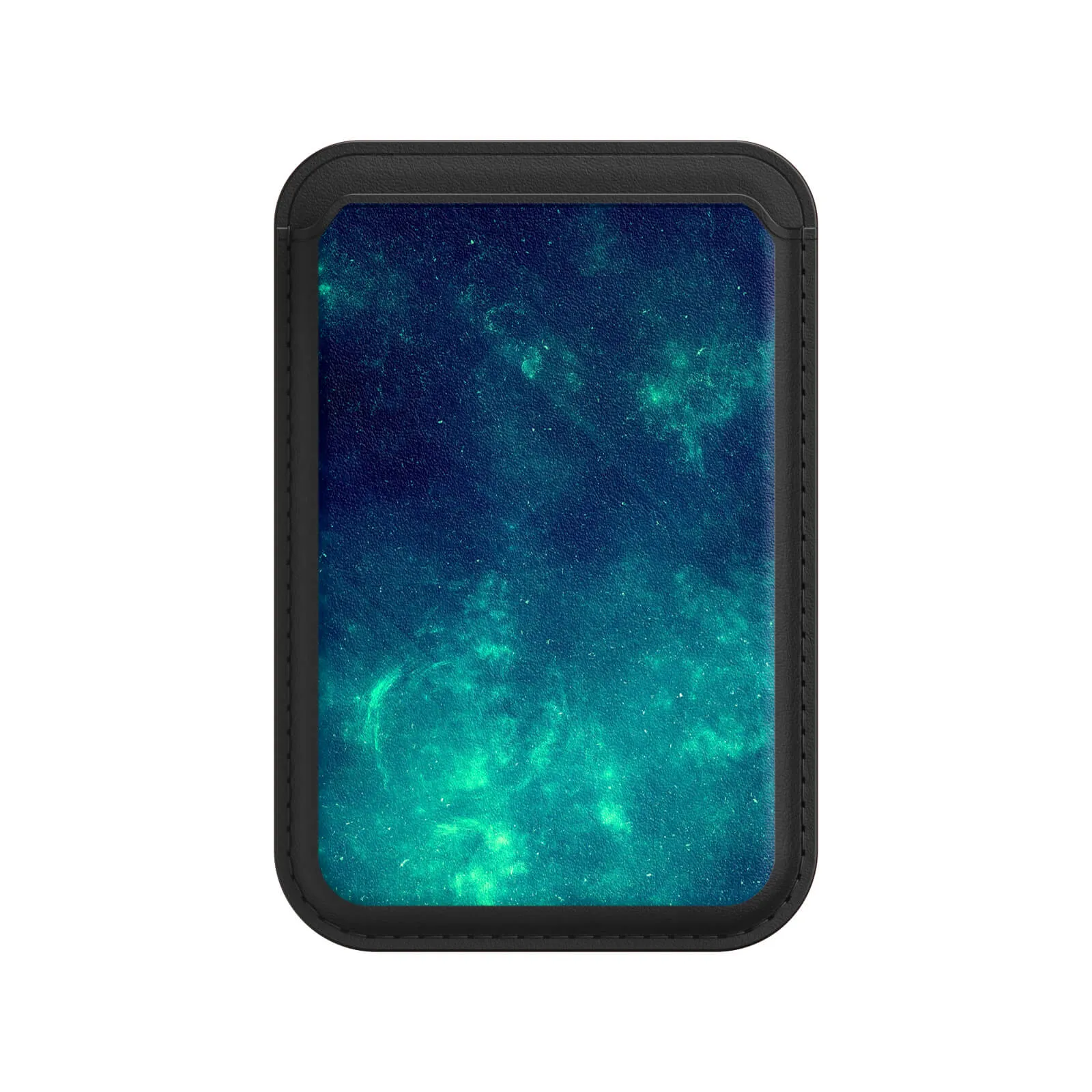 Night Light Star River | Leather Wallet with MagSafe