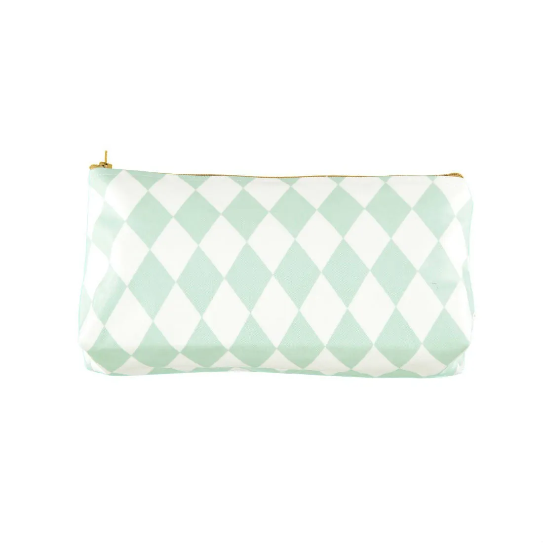 Nobodinoz Pencil Case Napoli Green Diamonds