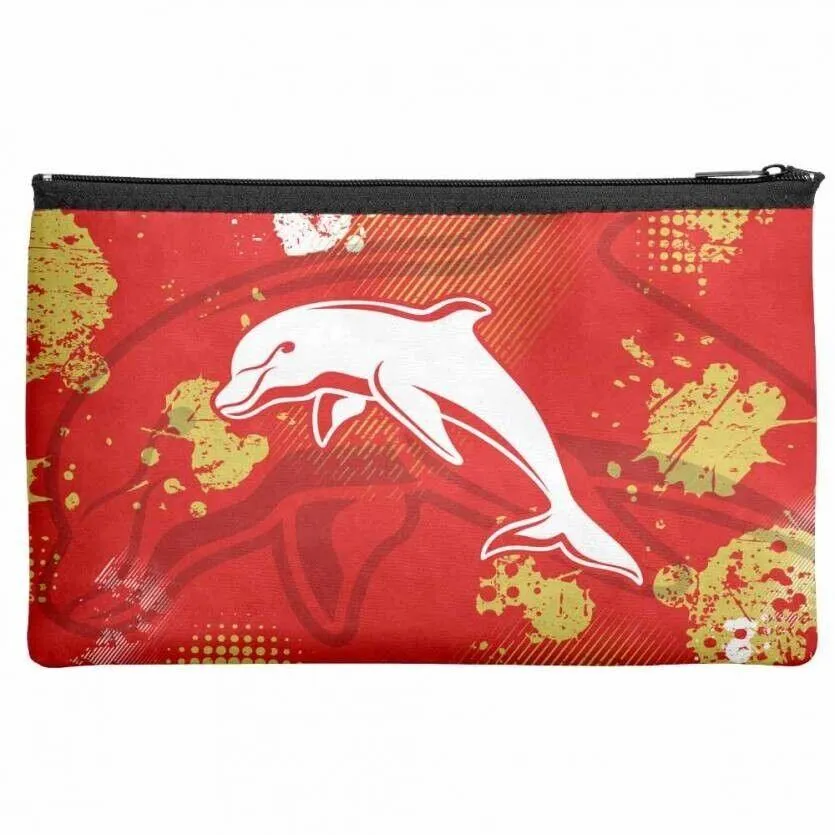 NRL Pencil Case - School - Work - Large - Dolphins -