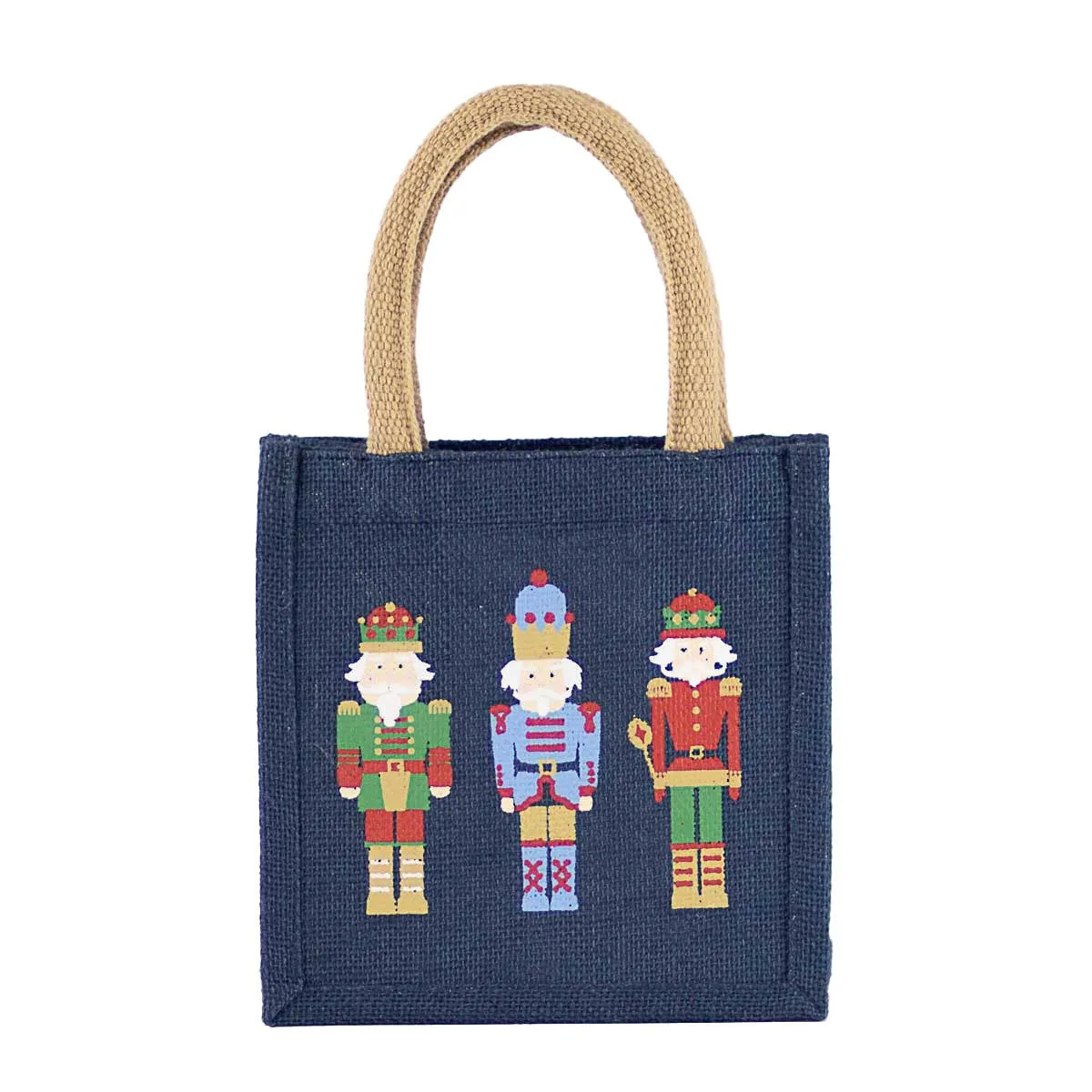 Nutcracker March Petite Gift Tote Navy